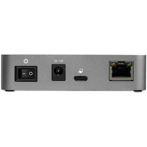 StarTech.com 3 Port USB C 3.2 Gen 2 Hub with Ethernet Adapter - 10Gbps USB Type C to 2x USB-A 1x USB-C - Powered Hub w/ Fa
