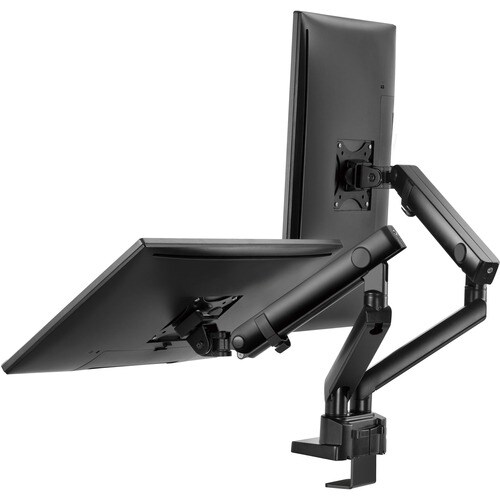Amer Mounting Arm for Curved Screen Display, Flat Panel Display - Matte Black - 2 Display(s) Supported - 81.3 cm (32") Scr