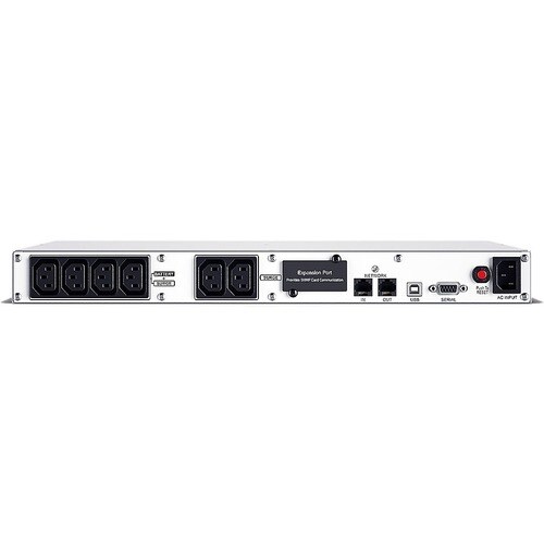 CyberPower Smart App OR600ERM1U Line-interactive UPS - 600 VA/360 W - 1U Rack-mountable - AVR - 8 Hour Recharge - 4 Minute