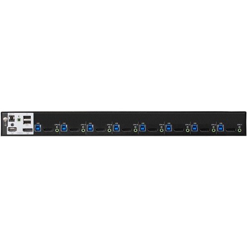 ATEN CS19208 KVM Switchbox - 8 Computer(s) - 1 Local User(s) - 4096 x 2160 - 12 x USB - 1 x HDMI - 9 x DisplayPort