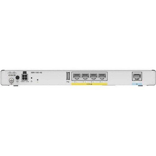 Cisco ISR1100X-6G 1 SIM Cellular Wireless Integrated Services Router - 2 x Antenna - 3 x Network Port - 1 x Broadband Port