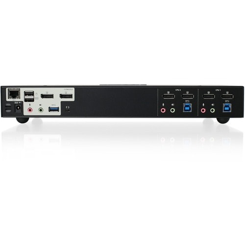 2-PORT 4K DUAL VIEW DISPLAYPORT KVMP