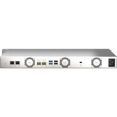 QNAP TS-435XEU-4G 4 x Total Bays SAN/NAS Storage System - 4 GB Flash Memory Capacity Quad-core (4 Core) 2.20 GHz - 4 GB RA