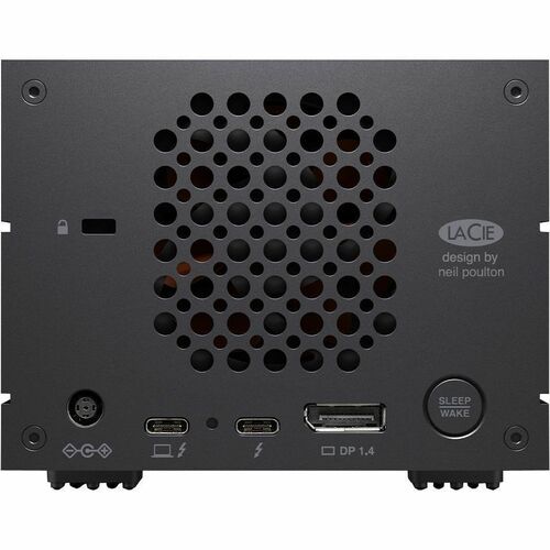 LaCie 2big Dock 2 x Total Bays DAS Storage System - 20 TB HDD - 20 TB Installed HDD Capacity - Thunderbolt 3