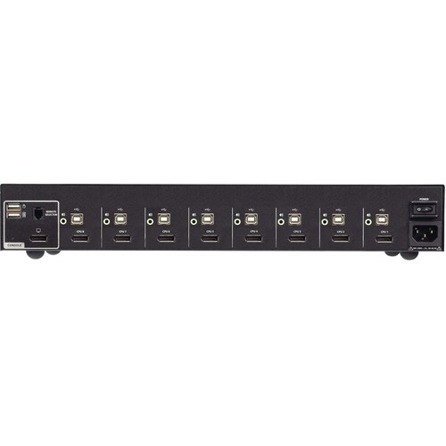 ATEN Secure CS1188DP4 KVM Switchbox - 8 Computer(s) - 1 Local User(s) - 3840 x 2160 - 50 Hz, 60 Hz - 10 x USB - 9 x Displa
