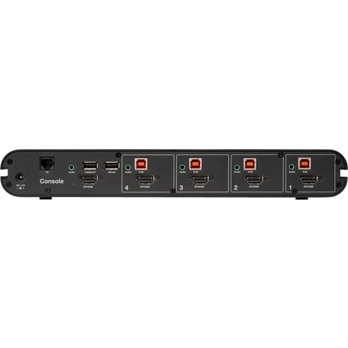Belkin Secure F1DN104KVM-UNN4 KVM-Switchbox - TAA-konform - 4 Computer - 1 Lokaler Benutzer(n) - 3840 x 2160 - 4 x PS/2-Po