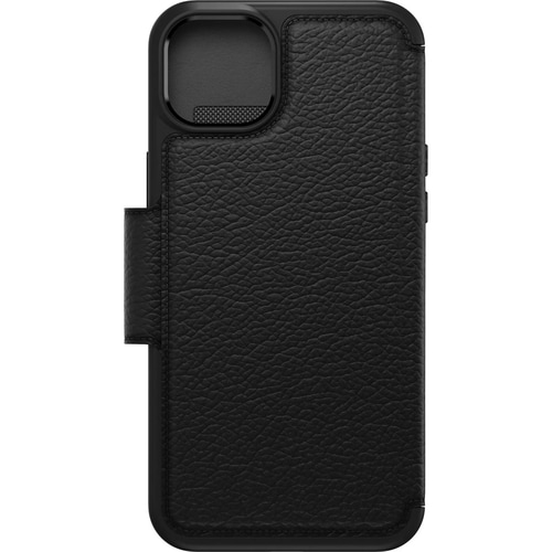 OtterBox Strada Carrying Case (Folio) Apple iPhone 14 Plus Smartphone - Shadow (Black) - Drop Resistant - Leather, Metal, 