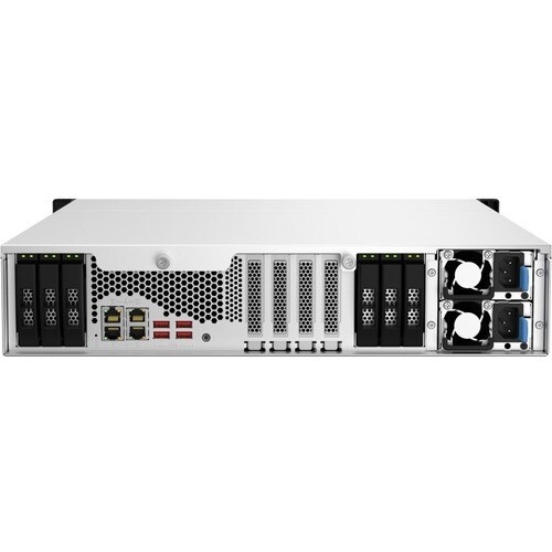 QNAP TS-h1887XU-RP-E2334-16G 18 x Total Bays SAN/NAS Storage System - 5 GB Flash Memory Capacity Xeon E-2334 Quad-core (4 