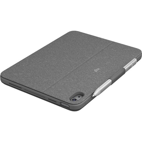 Housse/Clavier Logitech Combo Touch Apple iPad (10e génération) Tablette - Girs Oxford - Résistant aux Éraflures, Résistan