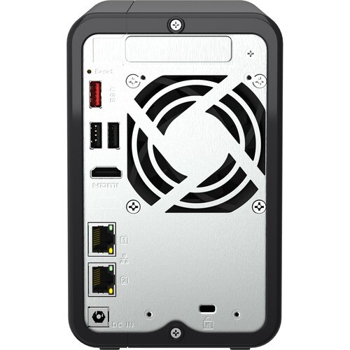 Sistema di memorizzazione SAN/NAS QNAP Turbo NAS TS-264-8G - 2 x Vani totali - 4 GB Capacità memoria Flash Celeron Quad co