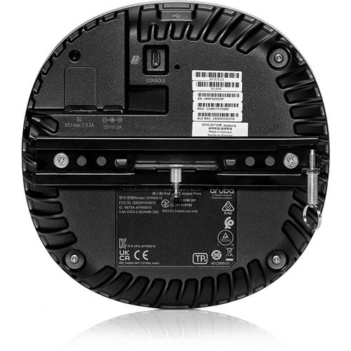 Wireless Access Point HPE AP-615 - Tribanda - 802.11ax - 3,60 Gbit/s - Indoor - 2,40 GHz, 5 GHz, 6 GHz - Interno - Tecnolo