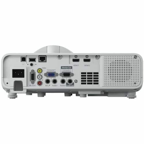 Epson EB-L210SF Short Throw 3LCD Projector - 16:9 - Wall Mountable, Ceiling Mountable, Portable, Tabletop - White - Front,