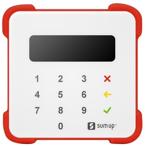 MOBILIS R Series Rugged Case for SumUp Payment Terminal - Red - Scratch Resistant, Drop Resistant, Impact Resistant, Shock