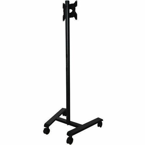 B-Tech Momentum BT7504 Display Cart - 25 kg Load Capacity - 4 Casters - 779 mm Width x 624 mm Depth x 1634 mm Height - Bla