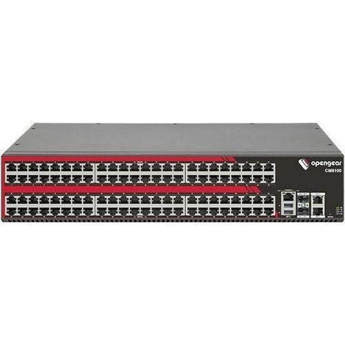 Opengear CM8100 CM8196-10G Console Server - 1.95 GB - DDR4 SDRAM - Twisted Pair, Optical Fiber - 2 Total Expansion Slot(s)