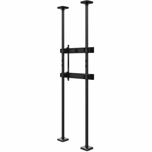 HAGOR Boden-Decken-Montage für Display - Schwarz - Querformat/Hochformat - Höhenverstellbar - Bildschirmgr�ße: 75 Zoll (19