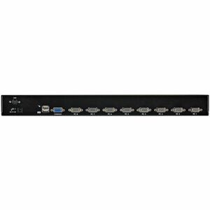 StarTech.com 8 Port 1U Rackmount USB KVM Switch Kit with OSD and Cables - 8 Port - 1U - Rack-mountable