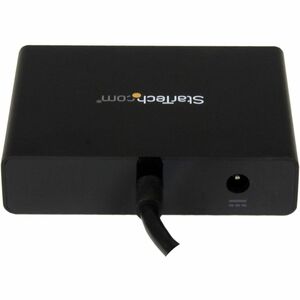 StarTech.com Signal Splitter - Plastic - Black - 4096 x 2160 - 2 m Maximum Operating Distance - DisplayPort