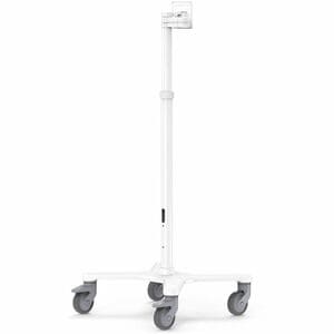 Compulocks Medical Rolling Cart Extended - VESA Compatible White - 75x75mm & 100x100 mm VESA Mount Compatibility, Maximum 