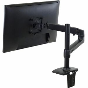 Ergotron 安装臂 用于 显示器, 显示, 电视, LCD 显示器, 笔记本电脑, 液晶显示器, 显示屏 - 黑 - 可调节高度 - 86.4 cm (34") 支持屏幕 - 11.34 kg 承载量 - 75 x 75, 100 x 1