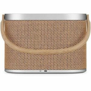 B&O Beosound A5 Portable Bluetooth Speaker System - 70 W RMS - Dark Oak - 32 Hz to 23 kHz - Wireless LAN - Battery Recharg