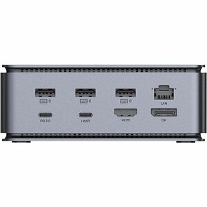 LINDY DST-Pro USB-Typ C Docking Station für Notebook, Tablet, Smartphone, Kopfhörer, Desktop-PC - Speicherkartenleser - SD
