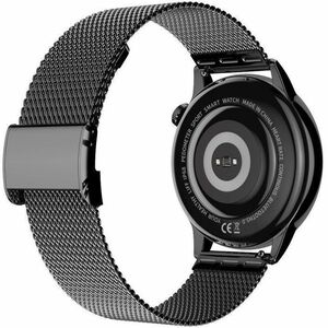MaxCom FW58 Vanad Pro Smartwatch - Nero Body Color - Silicone, Metallo Band Material - Pedometro, Monitor battito cardiaco