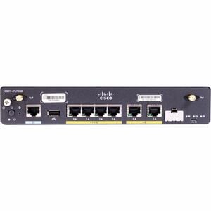 Cisco 1 SIM Ethernet, ADSL2, Celular Modem/router sem fios - Recondicionado - 4G - LTE 800, LTE 2100, LTE 900, LTE 2600, L