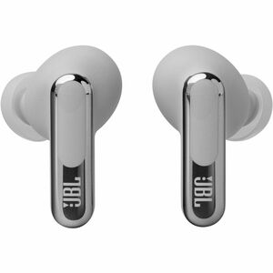 JBL Live Beam 3 True Wireless Earbud Stereo Earset - Silver - Binaural - Bluetooth - 16 Ohm - 20 Hz to 40 kHz - Noise Canc
