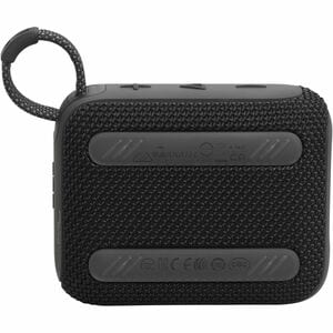JBL Go 4 Portable Bluetooth Speaker System - 4.2 W RMS - Black - 90 Hz to 20 kHz - Battery Rechargeable - 1
