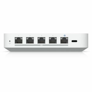 Ubiquiti Gateway Max Router - 4 Ports - 4 RJ-45 Port(s) - 1 WAN Port(s) - Slots2 GB - 2.5 Gigabit Ethernet - Desktop