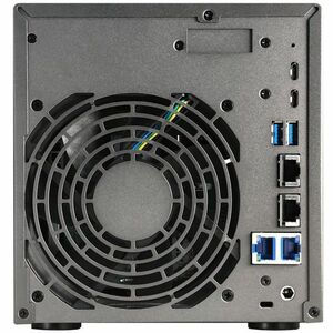 Asustor Lockerstor 4 Gen3 AS6804T, 4 Bay NAS, AMD Ryzen Quad-Core 2.3 GHz, 16GB RAM ECC DDR5, 4 M.2 NVMe Slots, Dual 5GbE 