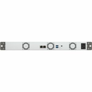 4-BAY QUAD-CORE 2.0GHZ S-D 1U RACKM. NAS 100W PS 4GB RAM SATA