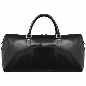 dbramante1928 ApS Kastrup 2 Carrying Case (Duffel) Travel Essential - Black - Full Grain Leather Body - Shoulder Strap, Ha
