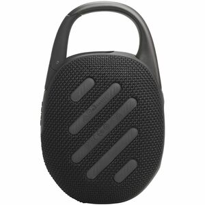 JBL Clip 5 Portable Bluetooth Speaker System - 7 W RMS - Funky Black - 95 Hz to 20 kHz - Battery Rechargeable - 1
