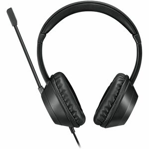 Adesso Xtream P7 Wired Over-the-head Stereo Headset - Black - Binaural - Circumaural - 32 Ohm - 20 Hz to 20 kHz - 182.9 cm