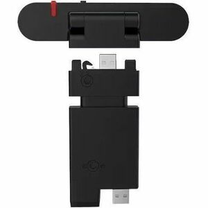 Lenovo ThinkVision MC60 (S) Webcam - Black - USB 2.0 Type A - 1920 x 1080 Video - Auto-focus - 90° Angle - Display Mount -