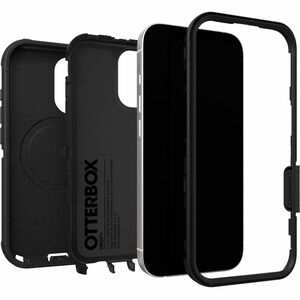 OtterBox Defender Series Pro Estojo de transporte (Revestimento) Apple Smartphone - Preto - Resistente a golpes, Resistent