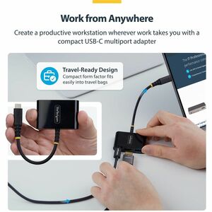 StarTech.com AV/Data Transfer Adapter - 1 - 1x 9-pin USB 3.2 (Gen 1) Type A - Female, 1x 24-pin USB 3.2 (Gen 1) Type C - F