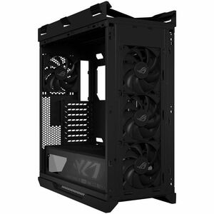 ROG Strix Helios II EATX mid-tower gaming case with dual tempered glass side panels, GPU support for up to 450mm in length