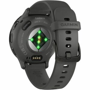 Garmin Venu 3S Smart Watch - 41 mm Case Height - 41 mm Case Width - Pebble Grey Case Color - Black Band Color - Stainless 