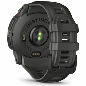 Garmin Instinct 3 Smart Watch - Black Body Color - Charcoal Band Color - Aluminium Body Material - Fiber Reinforced Polyme