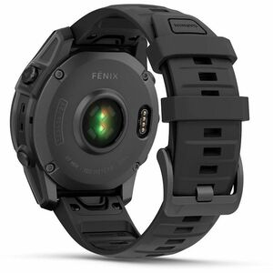 Garmin fēnix E Smart Watch - Slate Grey Body Color - Stainless Steel Body Material - Fiber Reinforced Polymer, Metal Case 