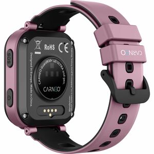 Carneo Smart Watch - 47 mm Case Height - 16 mm Case Thickness - 41 mm Case Width - Children - Pink, Black Body Color - Wir