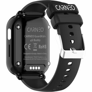 Carneo Smart Watch - 42 mm Case Height - 14 mm Case Thickness - 34 mm Case Width - Children - Black Body Color - Tempered 