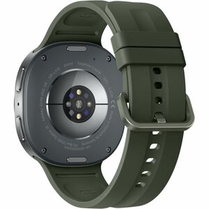 Samsung Galaxy Watch9 SM-L350 Smart Watch - 46 mm Case Height - 43.70 mm Case Width - Silver Body Color - Olive Band Color