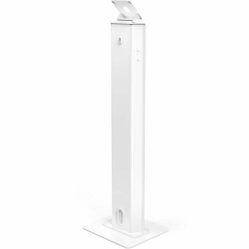Compulocks VESA Brandable Floor Stand White - 100mm x 100mm VESA Compatible Mount, Can be set in landscape or portrait mod