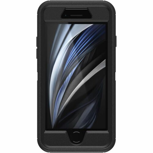 OtterBox Defender Rugged Carrying Case (Holster) Apple iPhone 7, iPhone 8 Smartphone - Black - Dirt Resistant, Bump Resist