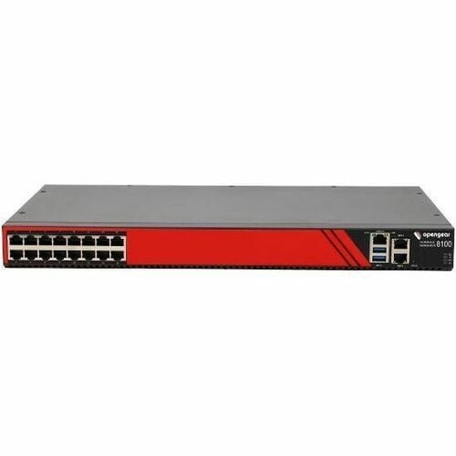 Opengear CM8116, Device Server - 1.95 GB - DDR4 SDRAM - Twisted Pair - 2 x Network (RJ-45) - 2 x USB - 16 x Serial Port - 