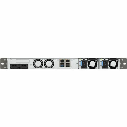 QNAP TS-h665U-RP-8G 4 x Gesamtzahl Einschübe NAS-Speichersystem - 4 GB Größe Flash-Speicher - Intel Quad-Core - 8 GB RAM -